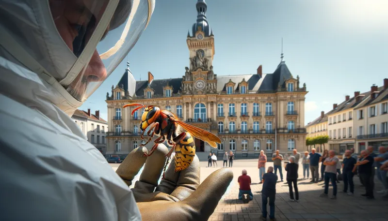 frelons asiatique à Roanne