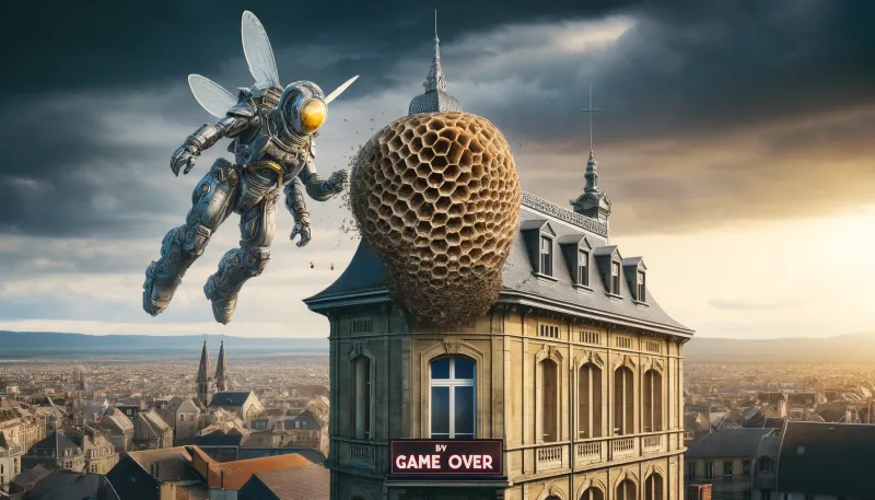 by game over interviens contre un nid de frelons