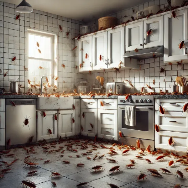 infestation blattes en cuisine
